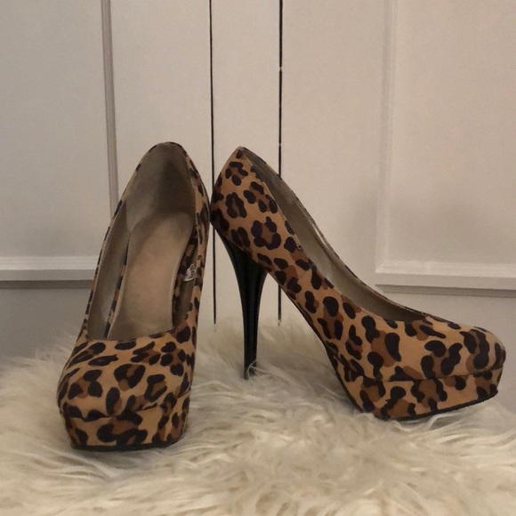 leopard print heels target